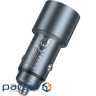 Зарядний пристрій HOCO 1xUSB-C PD30W + 1xUSB QC3.0 48W car adapter Z60 gray (6942007642095)