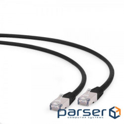 Патч-корд 1.5м Cablexpert SFTP, Чорний, 1.5 м, 6 cat. (PP6A-LSZHCU-BK-1.5M)