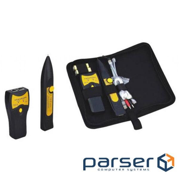 Cable tester Eserver RJ-45, RJ-12 with tone generator (WT-4063)