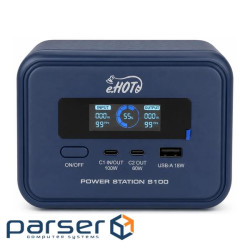 ENOT S100 LiFePO4 Portable Power Station output power 100W