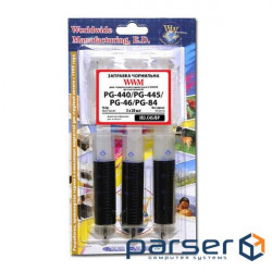 Заправний набір WWM Canon PG-440/PG-445/PG-46/PG-84 (3шт x 20мол ) (IR3.C45/BP)
