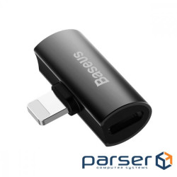 Перехідник Baseus L46 Lightning to Lightning/Lightning Чорний (CAL46-01)