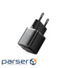Зарядний пристрій Essager 1xUSB + 1xUSB-C PD20W GaN (ECTAC-HMB01-P)