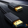 Кабель мультимедійний DisplayPort M to DisplayPort M 1.0m DP102 black Ugreen (10244) (UGR-10244)