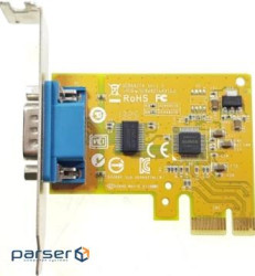 Двопортова плата розширення RS232 з інтерфейсом PCI. контролер SUNIX SUN1989 (SER5037A)