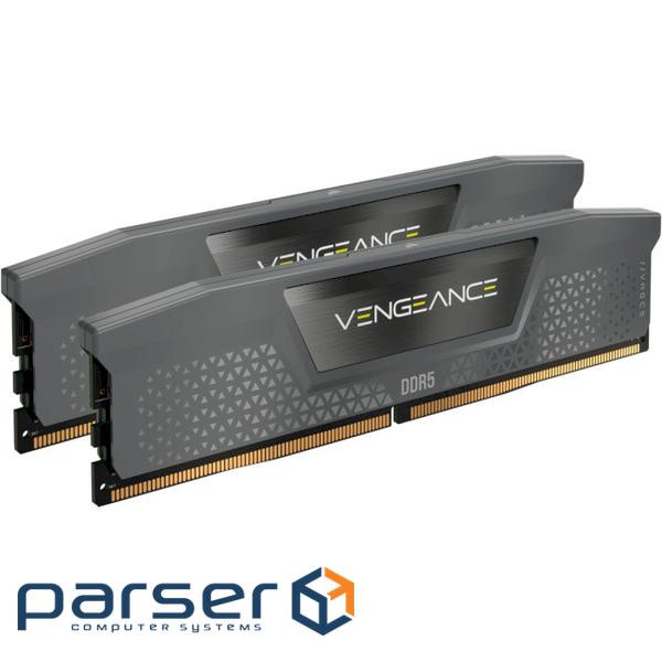 Модуль пам'яті CORSAIR Vengeance DDR5 5600MHz 32GB Kit 2x16GB Cool Gray (CMK32GX5M2B5600Z36)