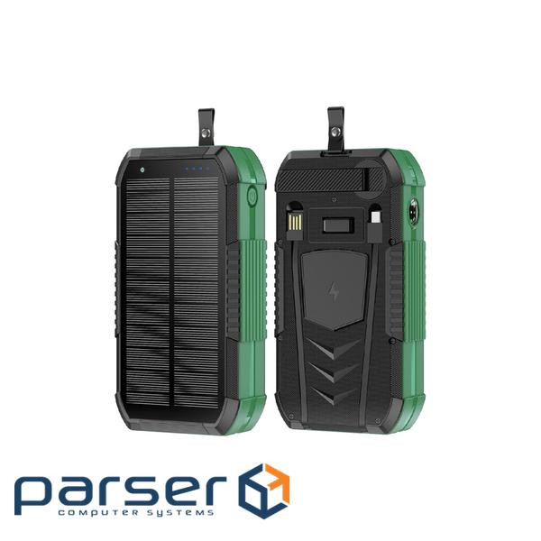 Батарея універсальна AURA NRG-40SE ARM SOLAR 40000mAh Wireless Dynamo charging Green (PBANRG40SEG)
