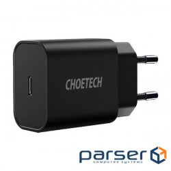 Мережевий зарядний пристрій Choetech (1USBх 3A) Black (Q5004-EU)