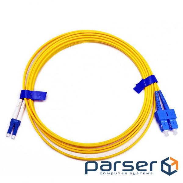 Патчкорд SC/UPC-LC/UPC SM 1м Duplex Slim (UPC-1SCLC(SM)D(ON)S)