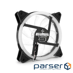 Кулер корпусний 12025 DC sleeve fan 4pin - 120*120*25мм, 12V, 1100об / хв, White, дв (BJ12025 White)