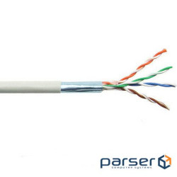 Кабель FTP кат.5е, PVC, 4 пари, 4x2x0.50, 305м, бі лий ДКЗ 4100 4100