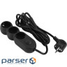 Мережевий фільтр 2E 2E-U03VES3MBK Black, 3 розетки, 3м 