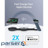 Зарядний пристрій Anker MagGo Wireless Charging Pad 15W 3-in-1 Foldable Black (B25M8H11)