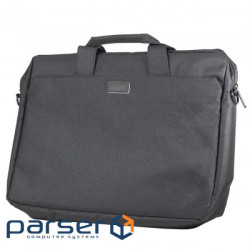 Laptop bag 16'' Okade T65, Black, nylon, shoulder strap, metal zipper , (T65.16BK)