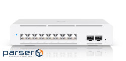 Ubiquiti Switch UniFi 8x10G RJ45/2xSFP+ Managed PoE++ 155W 1,3" Touchscreen (USW-PRO-XG-8-POE)