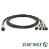 Cable QSFP to 4*SFP+ 40G 3M (DAC-QSFP-4SFP+-3M)