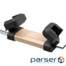 Портативний SSD диск SILICON POWER DS72 250GB USB3.2 Gen2 Gold (SP250GBUC3S72VPG)