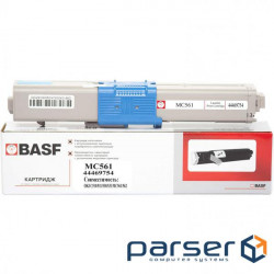 Тонер-картридж BASF OKI C510/511/530 Cyan 44469754 (KT-MC561C) (BASF-KT-MC561C)