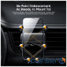 Універсальний автотримач Essager Tourist Gravity Car Mount Phone Holder Black (EZJZL-TR01)