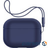 Чохол ArmorStandard Silicone Case with straps для Apple Airpods Pro 2 Dark Blue (ARM68609)