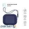 Чохол ArmorStandard Silicone Case with straps для Apple Airpods Pro 2 Dark Blue (ARM68609)