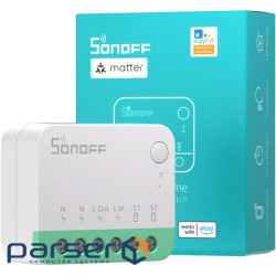 Розумний Wi-Fi перемикач (реле ) SONOFF Mini Extreme Wi-Fi Smart Switch (MINIR4M)
