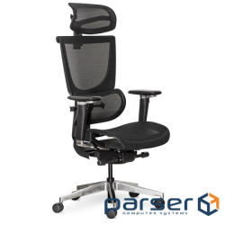 Офісне крісло Mealux S8 Air Black (HF-S8P M/B)