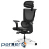 Офісне крісло Mealux S8 Air Black (HF-S8P M/B)