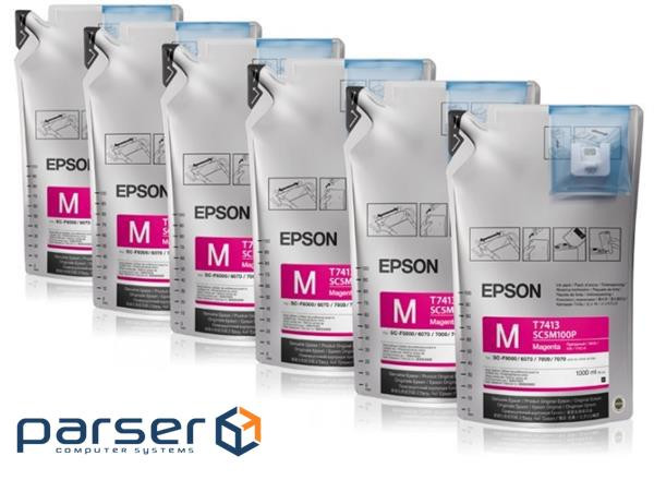 Контейнер з чорнилом Epson SC-B6000/B7000 Magenta (1Lx6packs) (C13T773340)