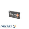 Акумуляторна батарея Li-TIME LiFePO4 12.8V 100Ач 1280Wh METAL CASE (L12V100-100-SLIM-LTCP-4)