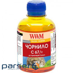 Чорнило WWM Canon IPF-107 200г Yellow IPF-107Y (C67/Y)