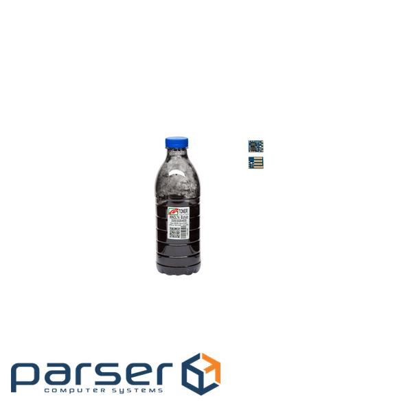Тонер + чіп АНК для Konica Minolta Bizhub 3320, TNP41/TNP43 бутль 290г 10000 ст. Black (1401298) . Black (1401298)