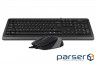 Kit keyboard + mouse A4TECH Fstyler F1010 Gray (F1010 (Grey))