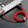 Кабель Baseus Cafule Lightning 2A (3m) red (CALKLF-R09)
