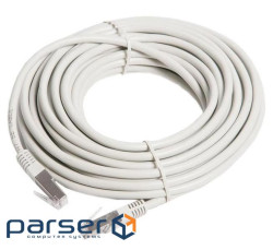 Патч-корд RJ45, FTP 5e, 10.0m,24AWG, CU, сірий KINGDA KD-PAFT41000GY KINGDA KD-PAFT41000GY