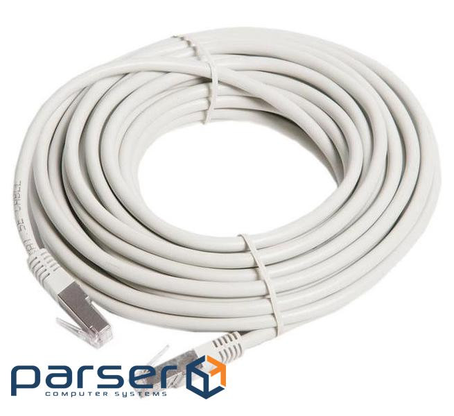 Патч-корд RJ45, FTP 5e, 10.0m,24AWG, CU, сірий KINGDA KD-PAFT41000GY KINGDA KD-PAFT41000GY