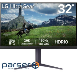 Монітор LG LCD 32GS85QX-B 32" black UltraGear Gaming Monitor (32GS85QX-B.AEU)