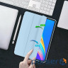 Чeхол-книжка BeCover Tri Fold Soft TPU Silicone для Apple iPad Pro 13" M4 2024 Light Blue (711753)