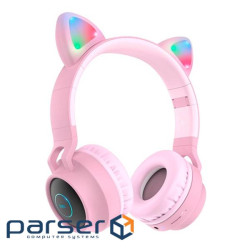 Бездротові навушники Bluetooth HOCO W27, Pink, Box (W27 / Pk) Bluetooth HOCO W27, Pink, Box (W27 / Pk)