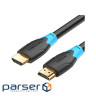 Кабель мультимедійний HDMI M to HDMI M 2.0m 4K60Hz black Vention (AAGBH)