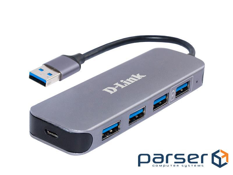 Мультипортовий адаптер D-Link 4-port Superspeed USB3.0 Hub DUB-1340