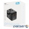 Універсальний адаптер Proove Trip 20W black (TATL20310001)
