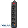 Мережевий фільтр DEFENDER ES 3 Black, 5 розеток, 3м (994850)