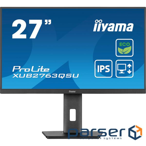 27" 16:9 IPS РК монітор, 2560х1440, 3 мс (GTG), 10 0 Гц, Adaptive Sync, 1xHDMI/1xDP/ (XUB2763QSU-B1