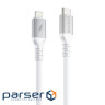 Кабель Proove ReGen Silicone Type-C to Lightning 27W (2m) white (CCRS60002122)