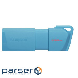 Флеш-накопичувач USB3.2 128GB Kingston DataTraveler Exodia M Aqua Blue (KC-U2L128-7LB)