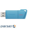 Флеш-накопичувач USB3.2 128GB Kingston DataTraveler Exodia M Aqua Blue (KC-U2L128-7LB)
