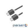 Кабель мультимедійний HDMI M to HDMI M 2.0m V2.0 4K black HOCO (6931474799395)