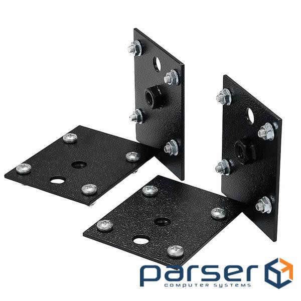 Підсилююча пластина опори ніжки стійок (комплект 4шт.), чорна (UA-OFJE-B) (UA-OFJE-B)