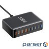 Зарядний пристрій Essager 4xUSB-C + 4xUSB 320W GaN (EZC320W-QJB0G-Z)
